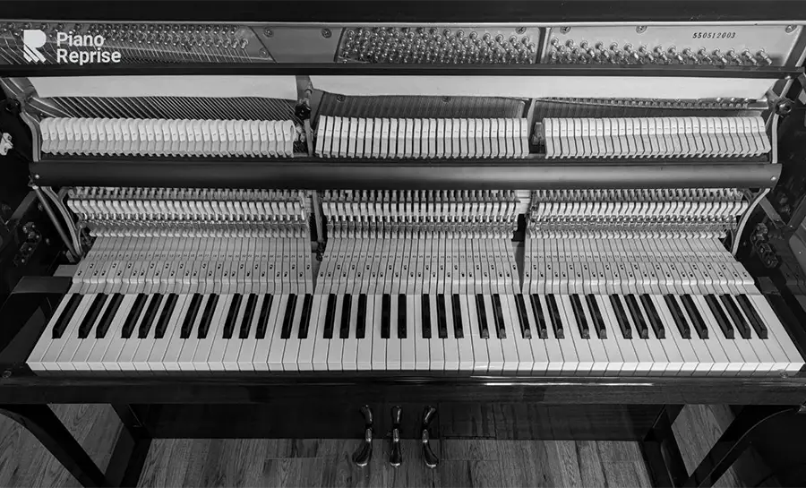 piano with NORD HEIMER brand